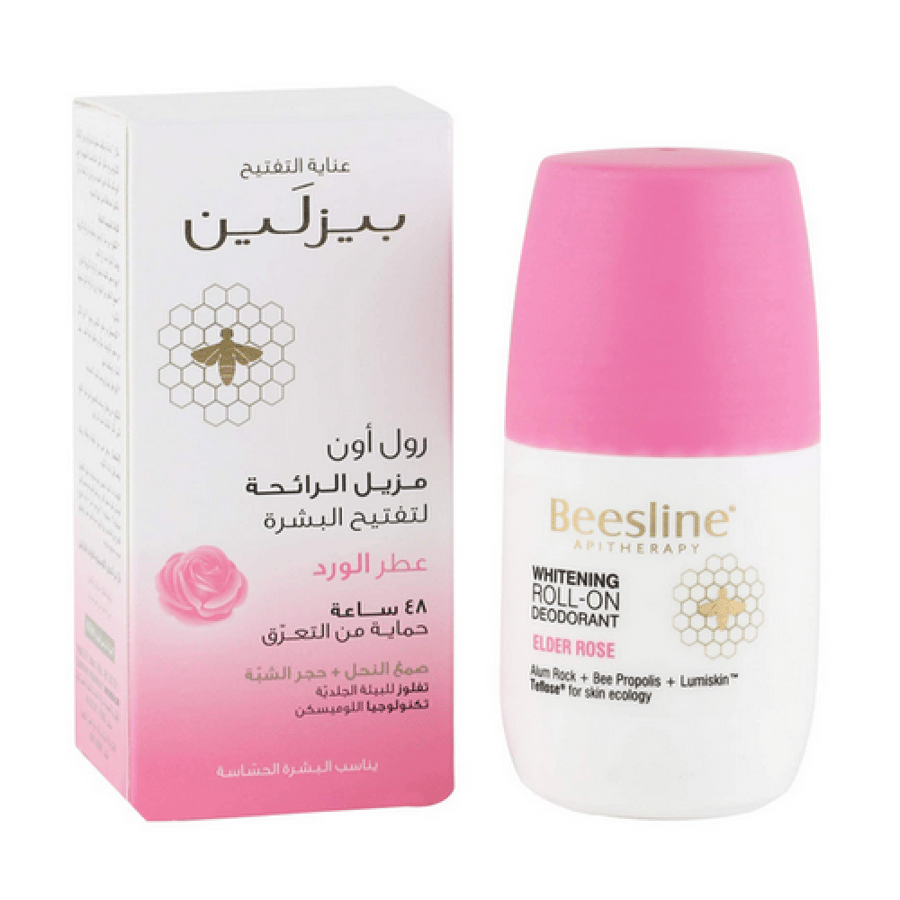 مزيل الرائحة رول اون لتفتيح البشرة من بيزلين - عطر الورد