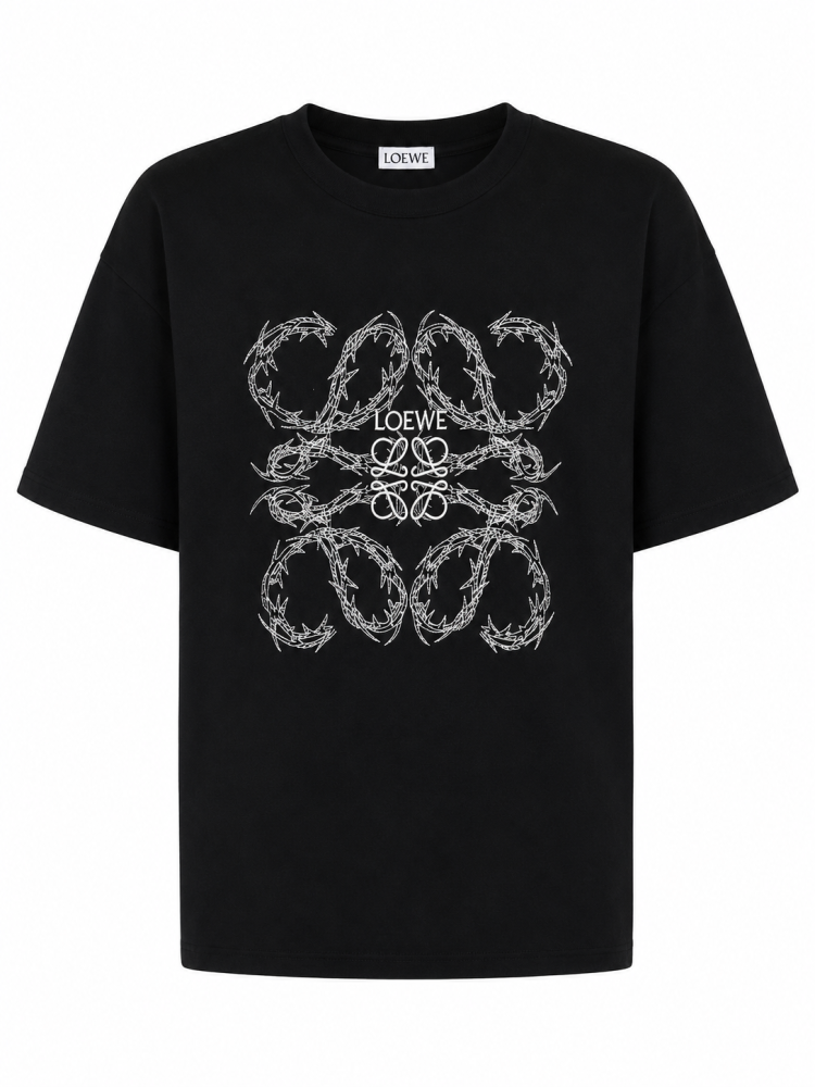 Loewe black tshirt size L تسليم فوري