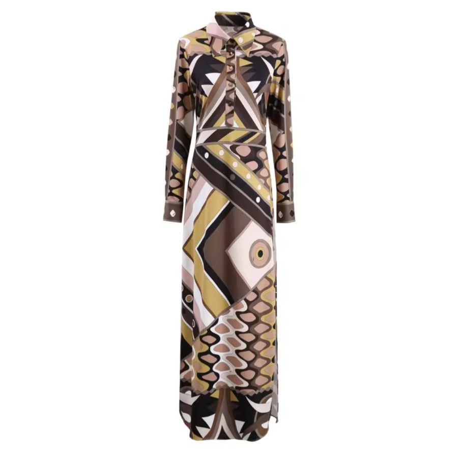 Pucci button dress