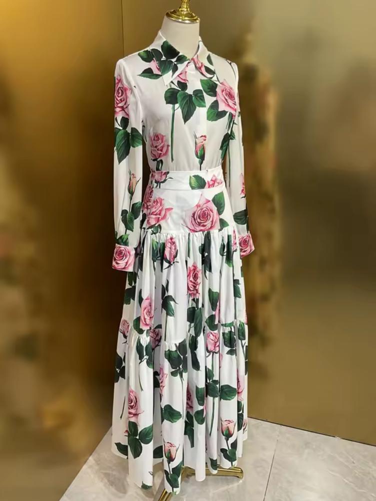D&j skirt set
