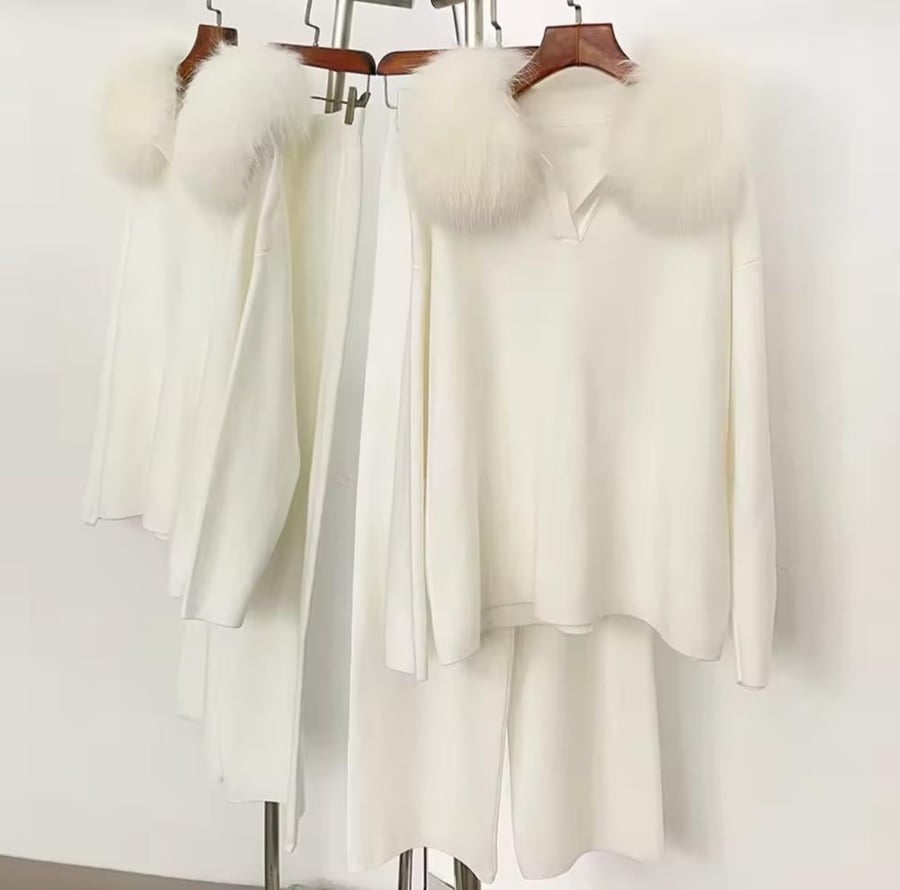 Fur wool set