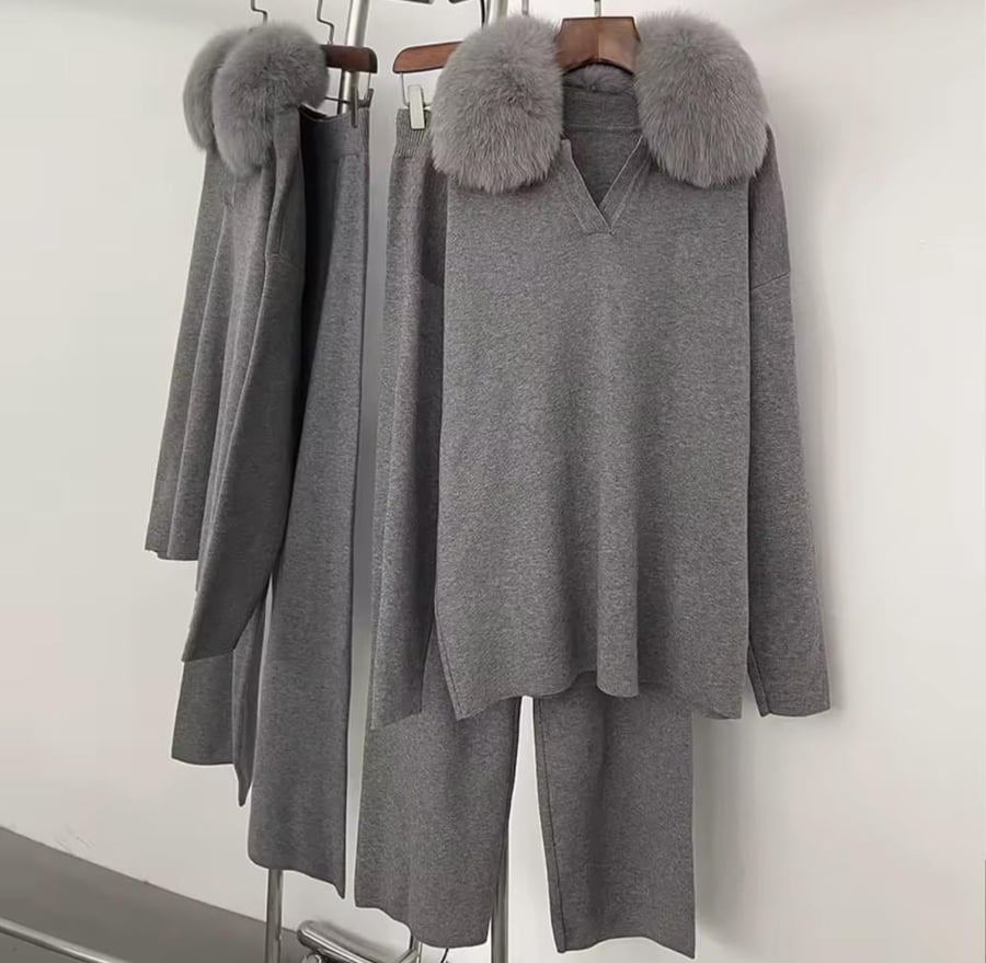 Fur wool set