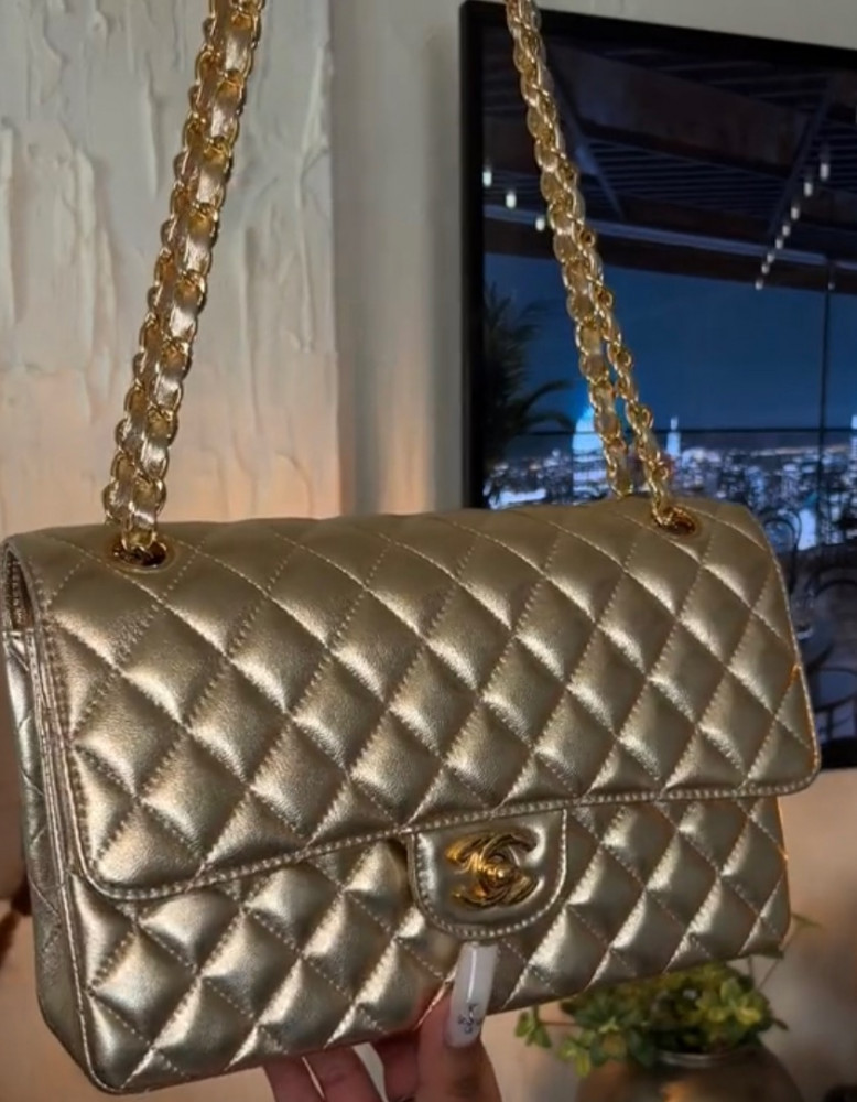 Chanel gold flap