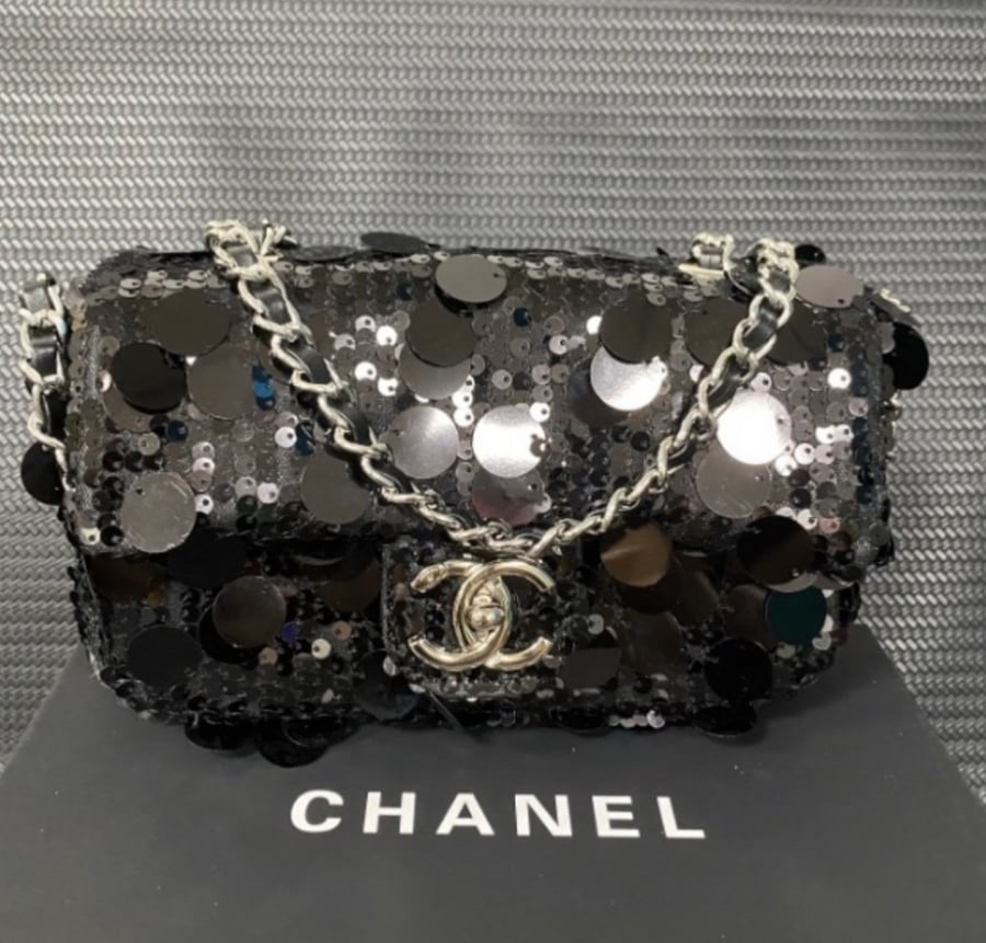 Chanel sequin bag