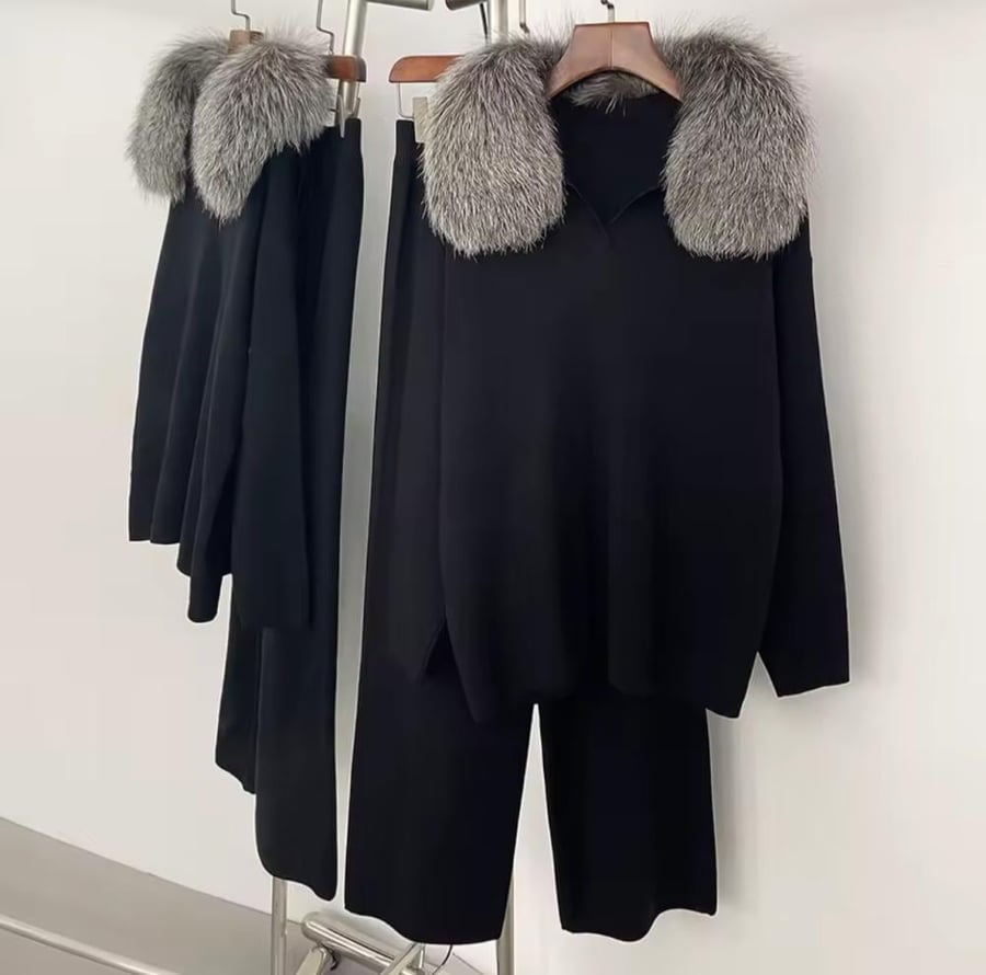 Fur wool set
