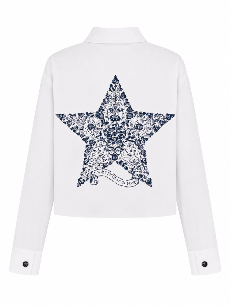 Dior star shirt size s-m تسليم فوري