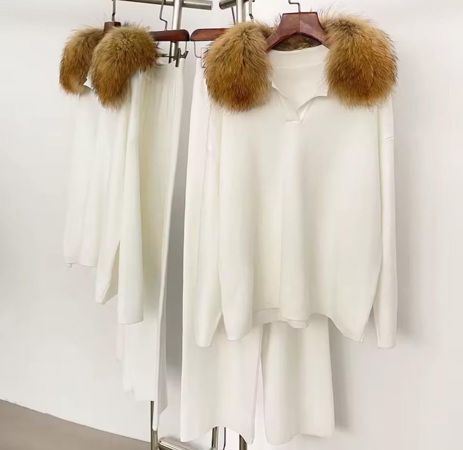 Fur wool set