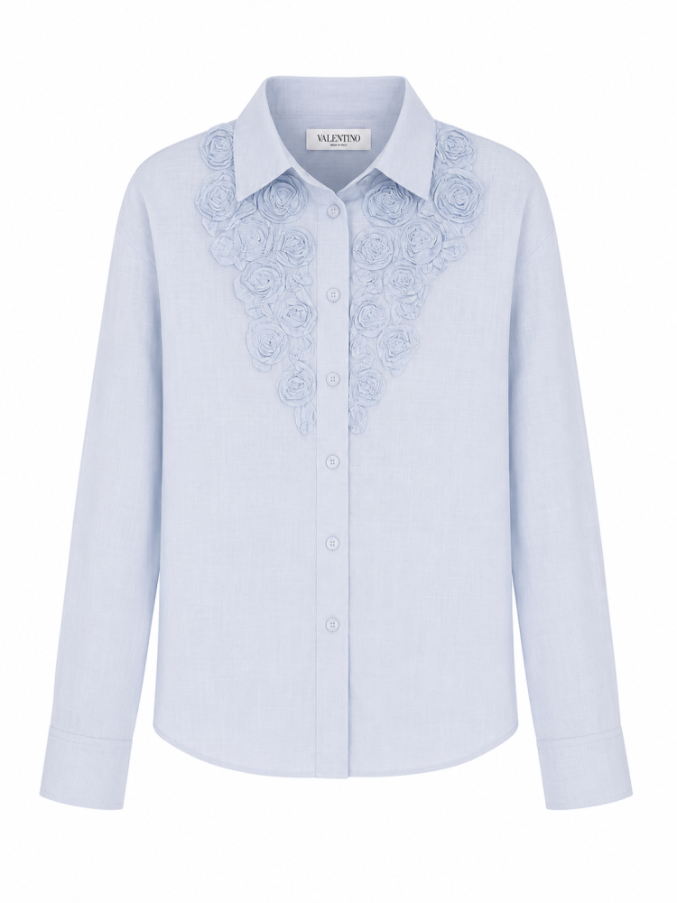 Valentino linen shirt size m تسليم فوري