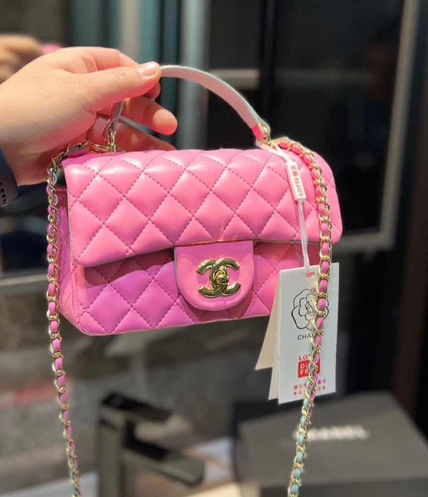 Chanel mini top handle