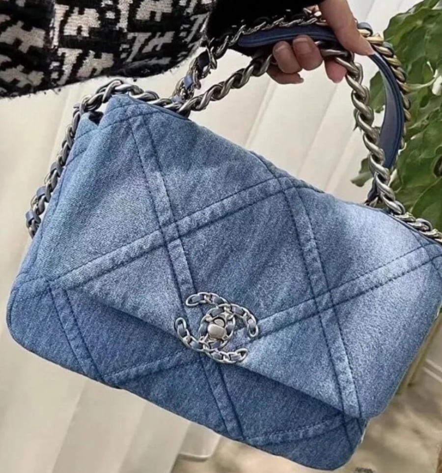 Chanel denim bag