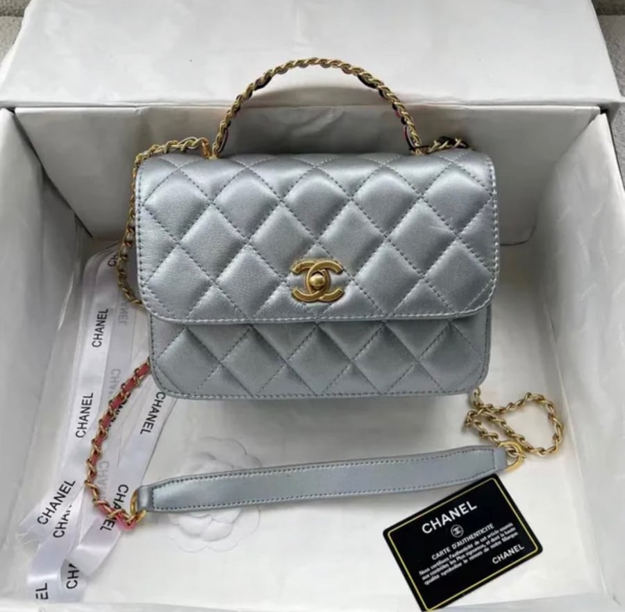 Chanel top handle bag