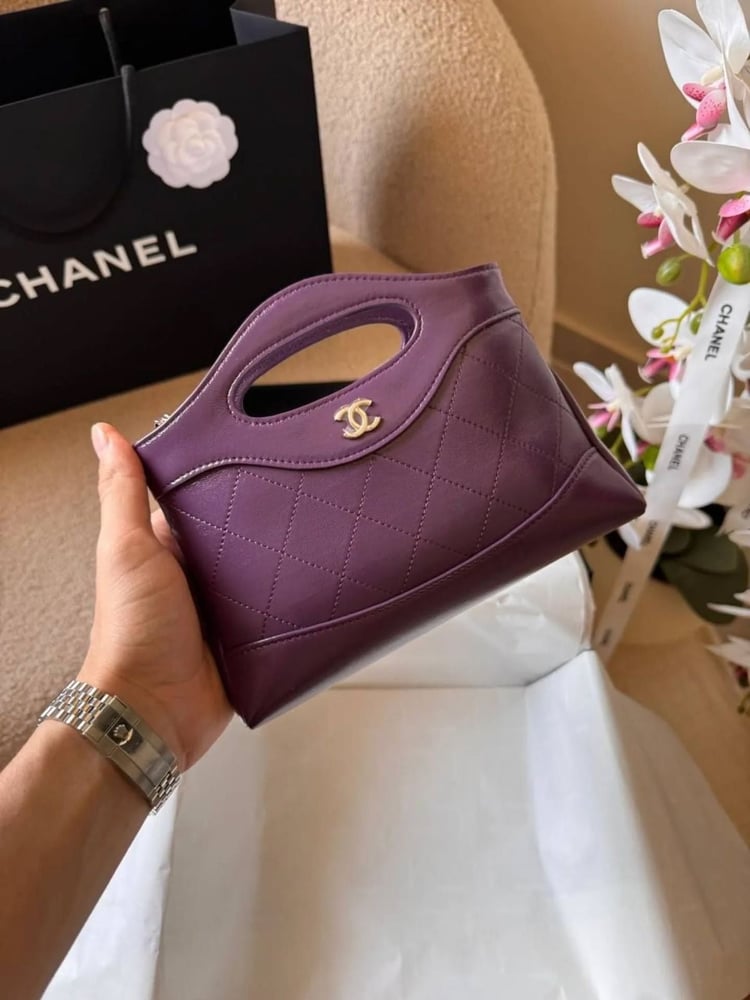 Chanel 31 bag purple
