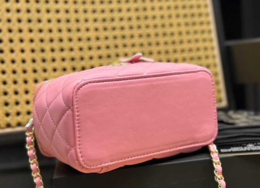 Chanel blue green vanity