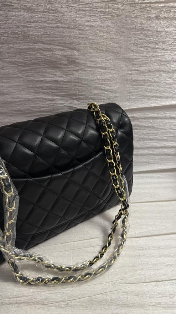 Black bag with gold