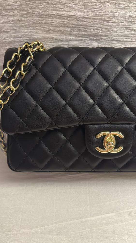 Black bag with gold