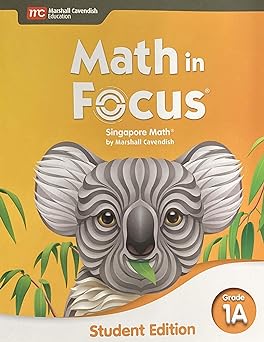 Student Edition Volume A Grade 1 2020 (Math in Focus) Student Edición