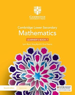 Cambridge Lower Secondary Mathematics Learner's Book 7