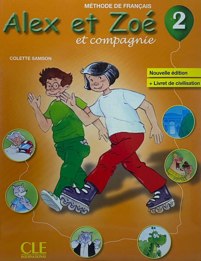 ALEX ET ZOE METHODE DE FRANCAIS 2 SET