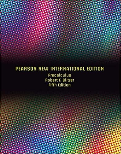 Precalculus : Pearson New International Edition 5th Edition