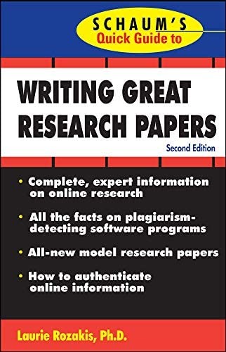 WRITING GREAT RESEARCH PAPERS 2ED