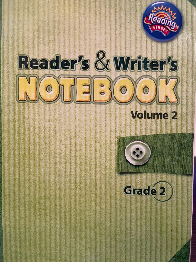 READING STREET READER'S & WRITER'S NOTEBOOK VOLUME 2 GRADE 2