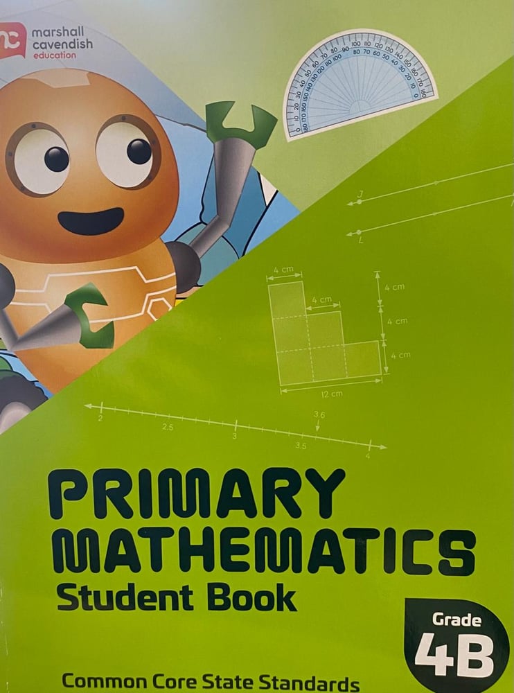 MARSHALL CAVENDISH PRIMARY MATHEMATICS STUDENTBOOK GRADE 4B