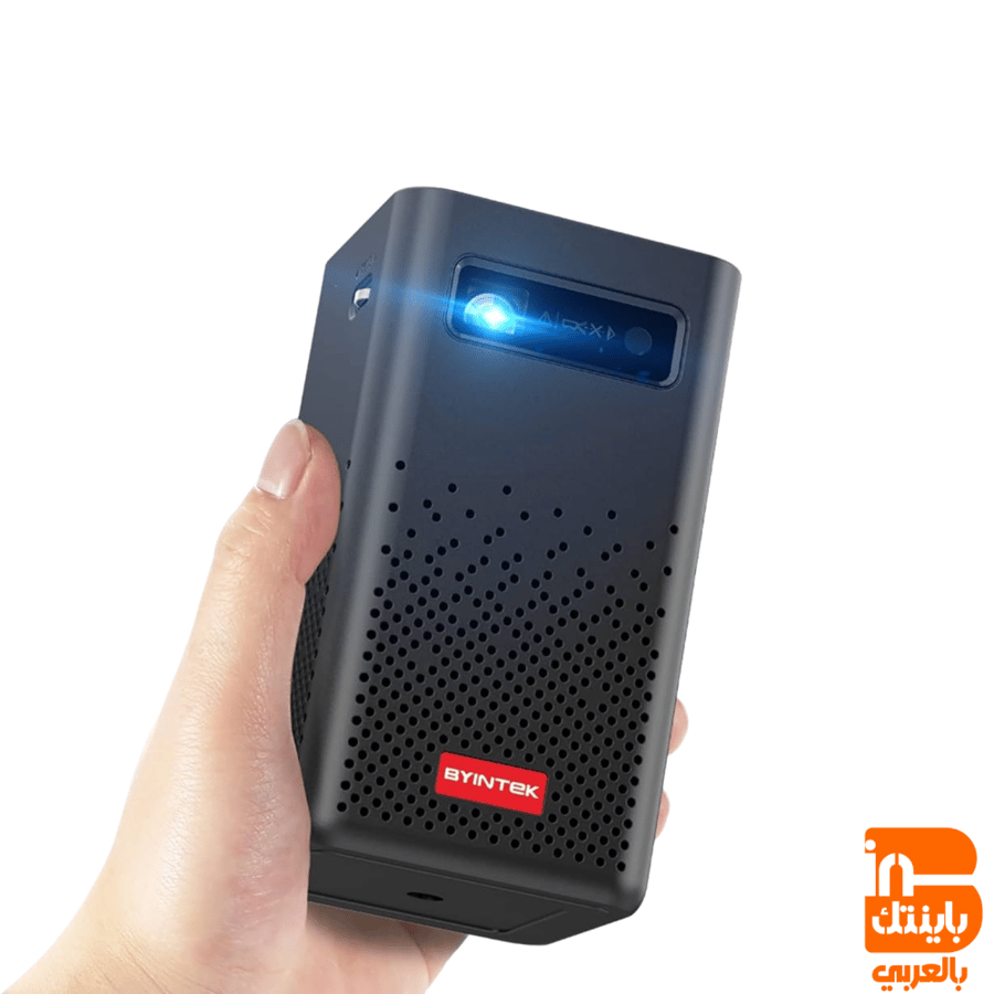 p20 بروجكتر باينتك محمول ذكي (مع حقيبة حماية + حامل ثلاثي + ريموت تحكم + وصلة HD + محول Type C + ماوس هوائي مع كيبورد + فلاش ميموري + مؤشر عروض )