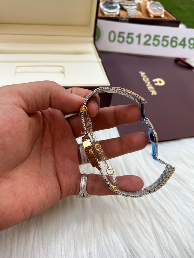 ساعات اجنر نسائي معا اسواره مجانا- AIGNER