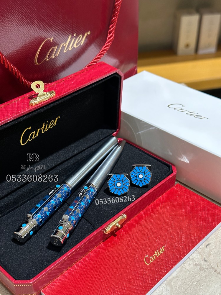 Cartier pen and Santos cup