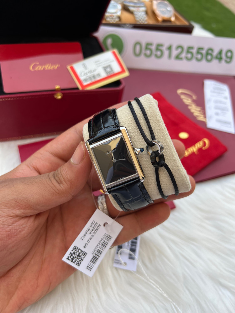 ساعة كارتير نسائي معا اسواره مجانيهCartier
