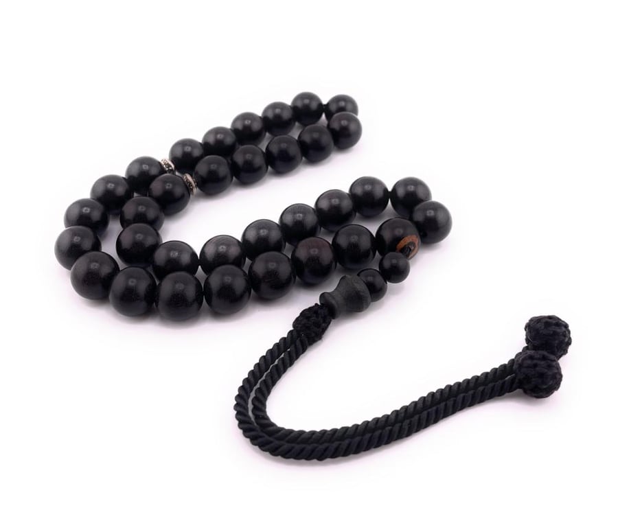 سبحة خشب الابنوس (ebony wood)