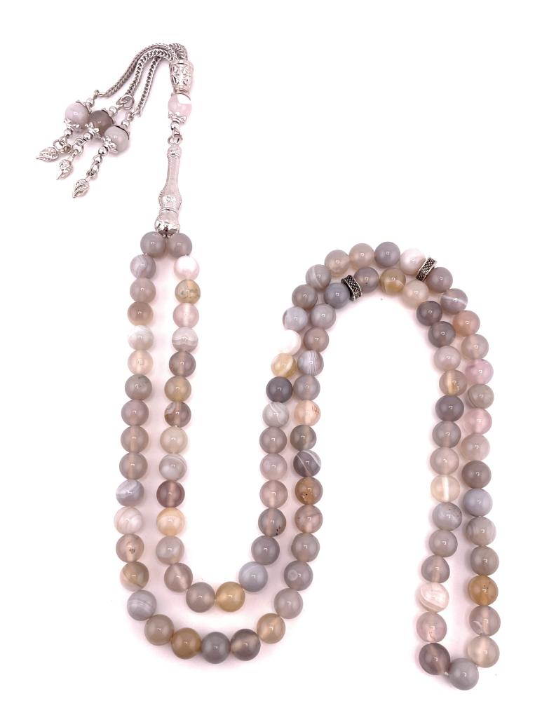 حجر العقيق الأبيض ( White Agate)