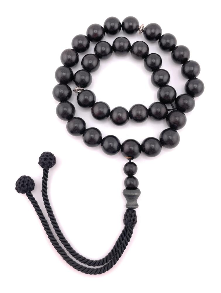 سبحة خشب الابنوس (ebony wood)