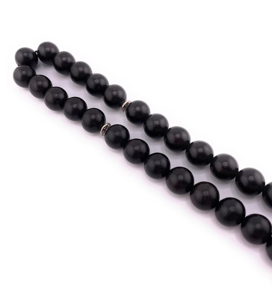 سبحة خشب الابنوس (ebony wood)