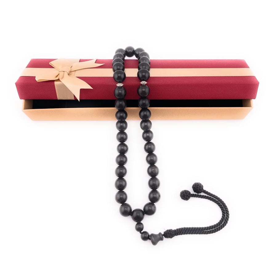 سبحة خشب الابنوس (ebony wood)