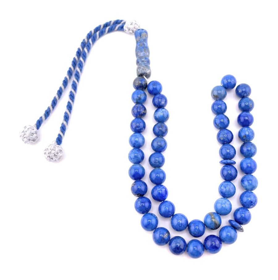 سبحة حجر اللازورد ‏(Lapis Lazuli)