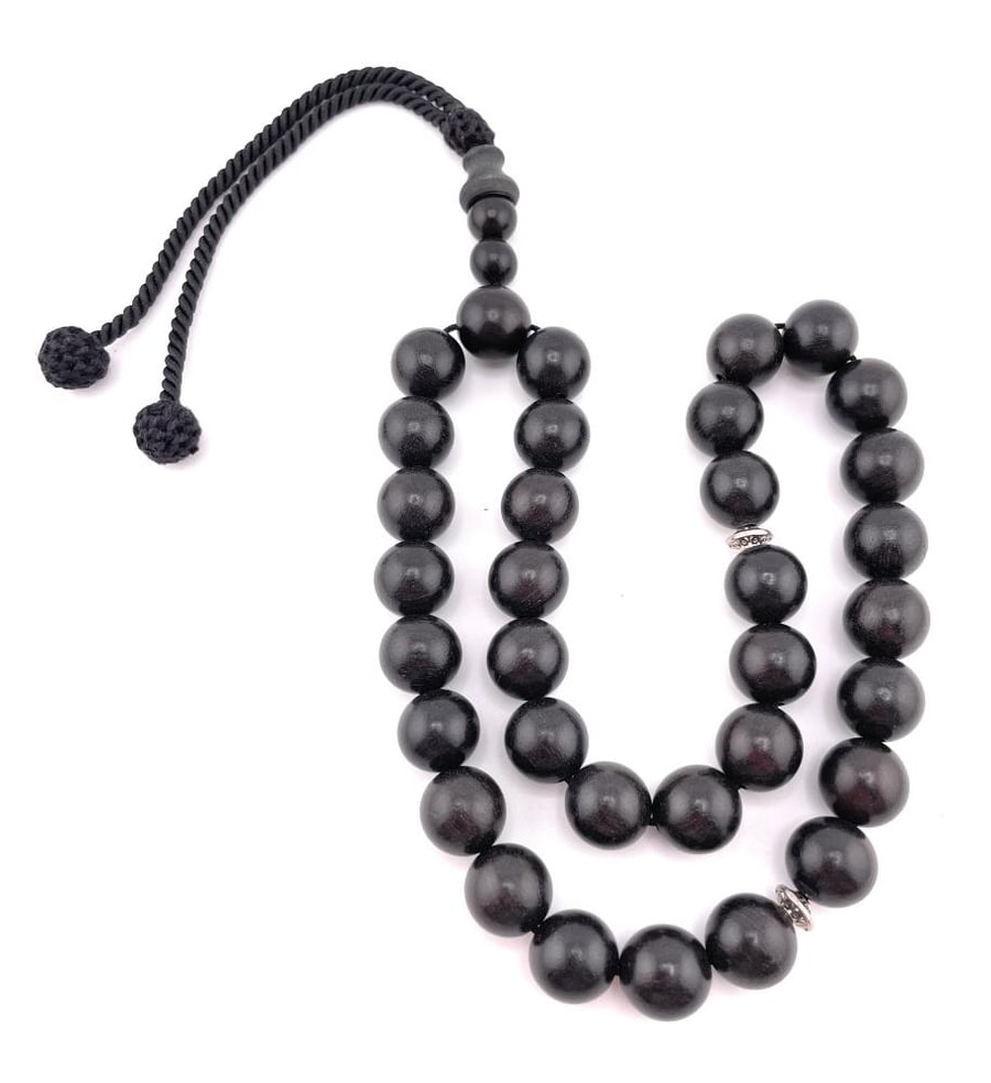 سبحة خشب الابنوس (ebony wood)