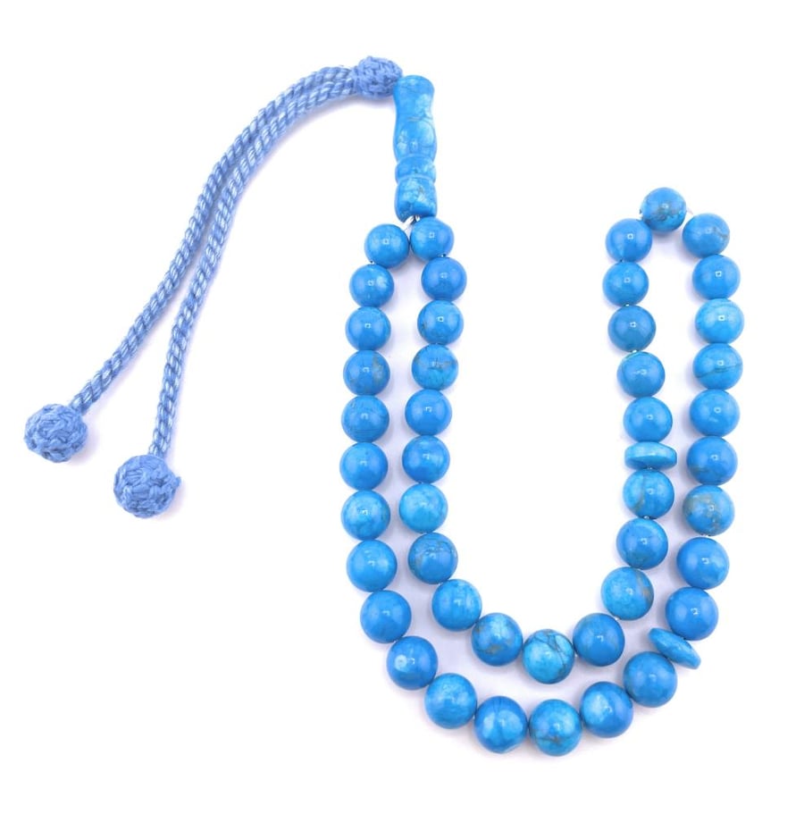 سبحة حجر الفيروز ‏(Turquoise)
