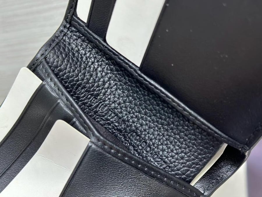 Wallet Black Dior Oblique Jacquard
