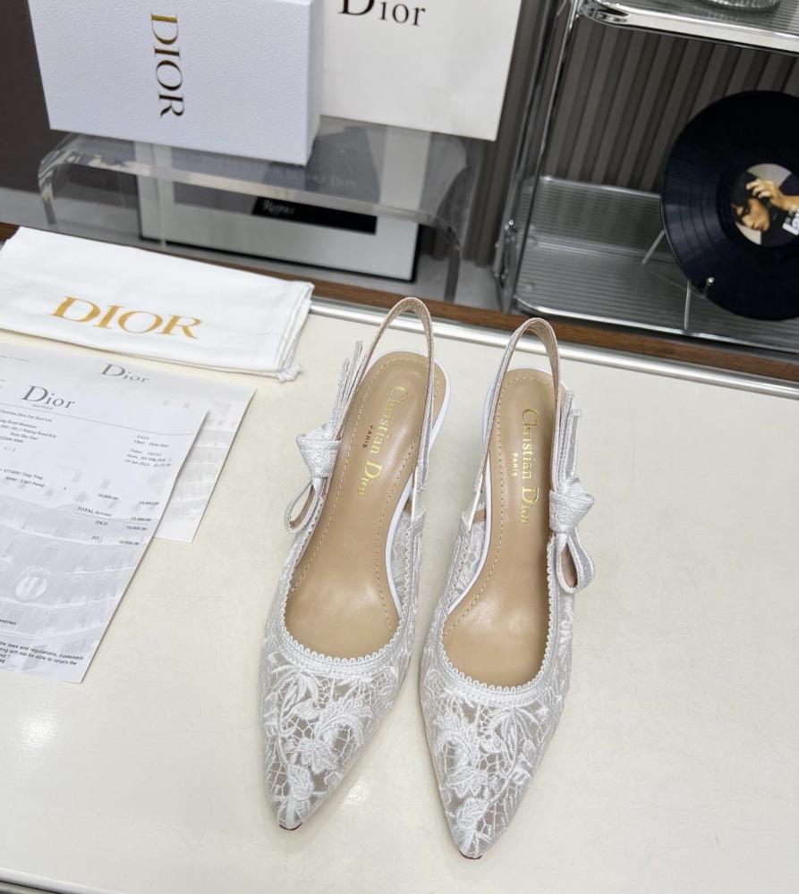 Classic Pamp J'Adior Open Back Shoes with Lace-up