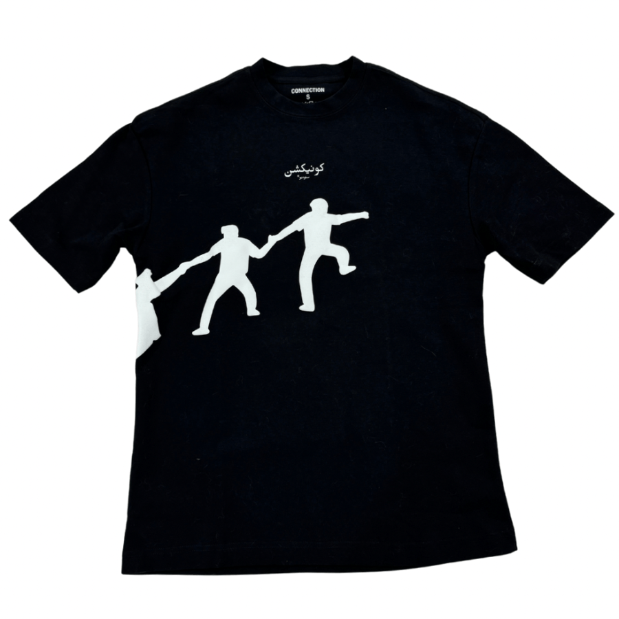 Connection puff oversize t-shirt