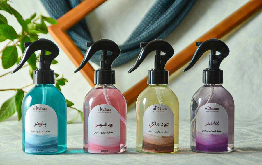معطر مفارش ورد السوسن