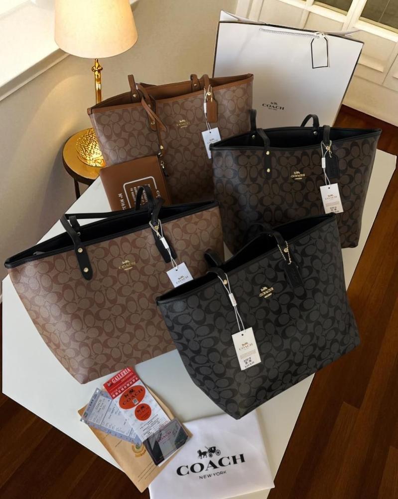 Coach double face bags