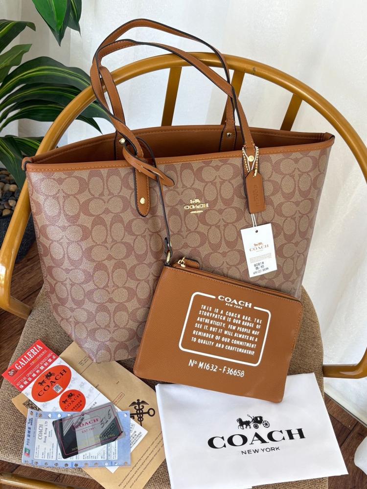 Coach double face bags