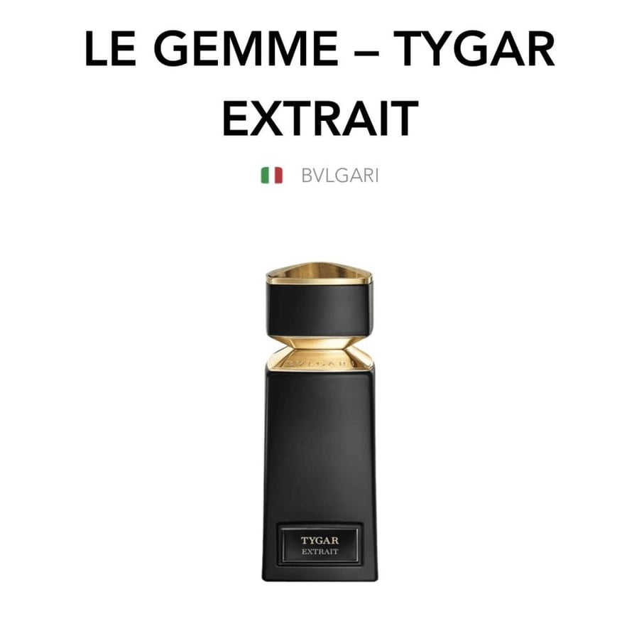 Tygar EXTRAIT - BVLGARI