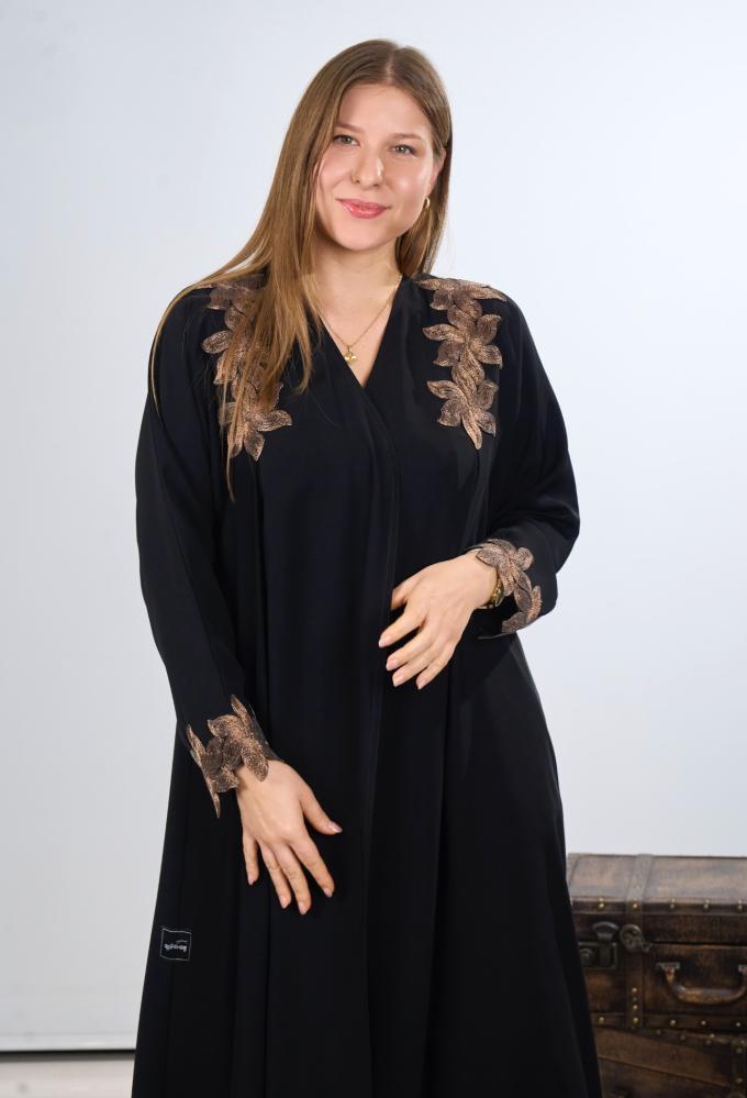 Golden Rose Abaya