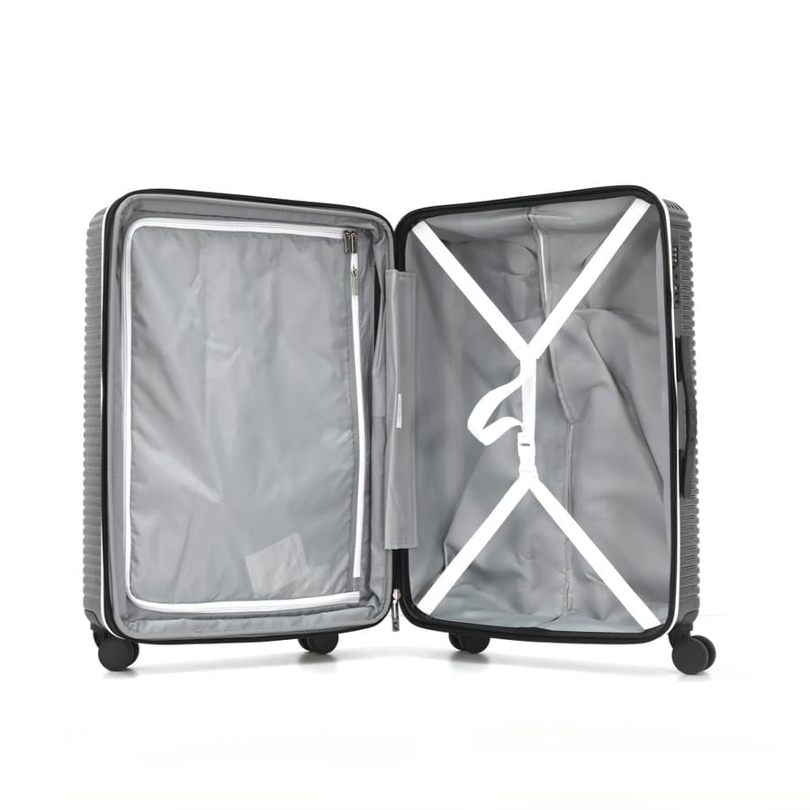 طقم حقائب سفر Calvin Klein الصلبة – 3 قطع – أسود