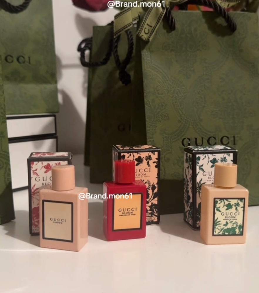 عطر قوتشي بلوم أخر كميّة مقطوع ميني 5 مل صب مع كيس ميني وشريطة Gucci