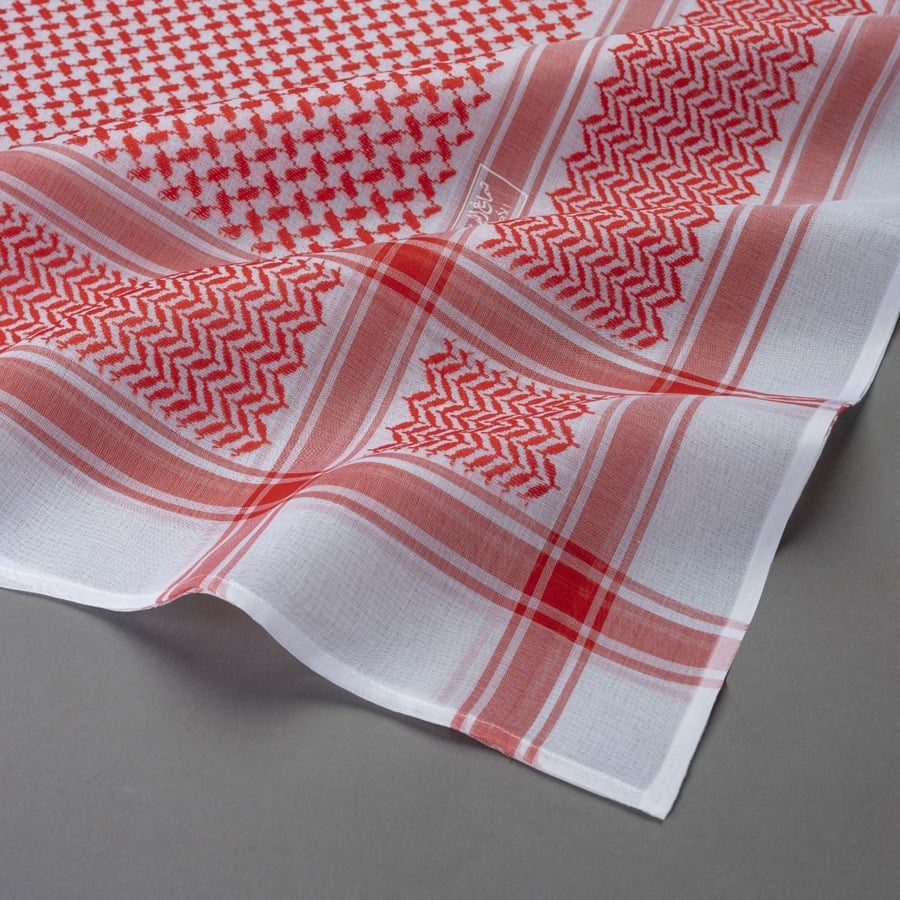 شماغ برتقالي البسام