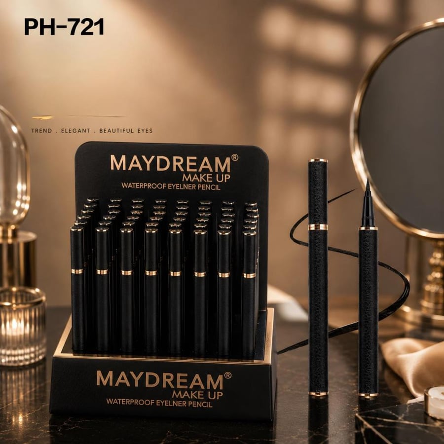 كحل سائل جلدي اسود  48 حبة MAYDREAM